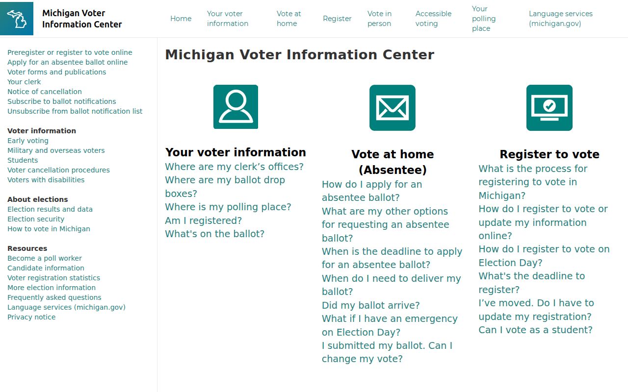 Ingham County residents directory Michigan voter lookup